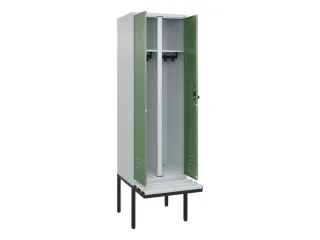 locker voor scheiding van kleding,HxBxD 2120x600x815mm,2vak - 2