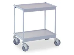Universele Wagen 150kg 660x335mm 2 Etages Zilvergrijs