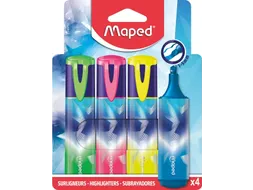 Markeerstift Maped Arctic Vibes set à 4 kleuren