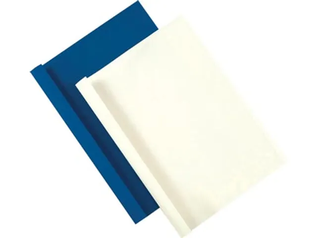 Thermische Omslagen Ft A4 1.5mm Pak Van 100 Stuks Leatherlook Wit