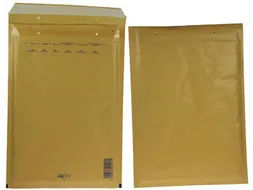 Luchtkussenenveloppen 230x340mm Stripsluiting Bruin