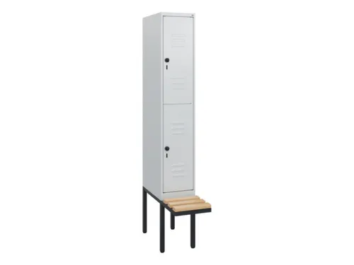 Dubbeldekse dekenkist,HxBxD 1950x300x815mm,1x2vak.,vak B 300mm