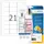 HERMA 8017 Transparant folie-etiket Glanzend A4 63,5x38,1mm 525 stuks