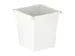 Vierkant Tapse Papierbak 27 Liter Wit
