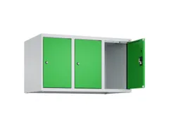opzetkast,v. locker,3vak.,vak B 300mm,HxBxD 500x900x500mm,cilinderslot