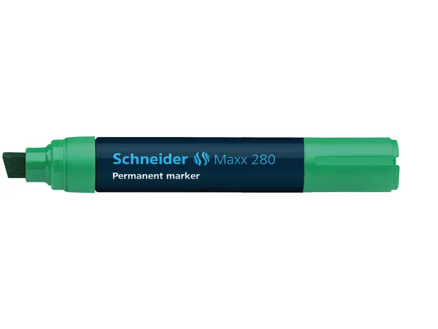 Marker Schneider Maxx 280 permanent beitelpunt groen