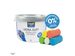 Klei Creall Play-it Ultra soft rood/blauw/groen/geel/wit 1100gram