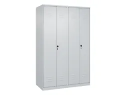 locker voor scheiding van kleding,HxBxD 1850x1200x500mm,4vak