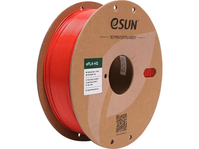 eSUN 3D printer Filament ePLA+HS 1,75mm Rood 1kg
