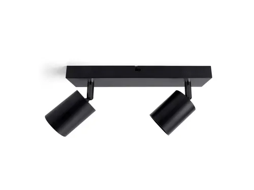 Plafondspot Integral Siena 2 spot IP20 GU10 zwart
