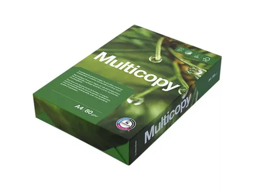 Kopieerpapier Multicopy A4 80 Gram 4-gaats wit 500vel