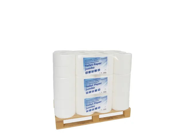 Toiletpapier mini jumbo 2-laags 150m Wit 12 rollen Pallet