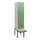Dubbeldekse dekenkist,HxBxD 1950x400x815mm,1x2vak.,vak B 400mm