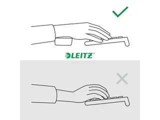 Polssteun Leitz Ergo verstelbaar grijs - 4