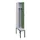locker met bank,voor scheiding van kleding,HxBxD 2120x300x815mm,1vak
