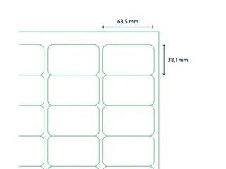 Verwijderbare Etiketten 63.5x38.1 mm Wit Doos a 1000 Vel 42005 - 3