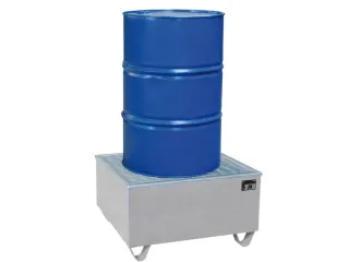 Opvangbak 1x 200l Opvangvol. 200l Pe-Element 468x812x812mm Verzinkt - 1