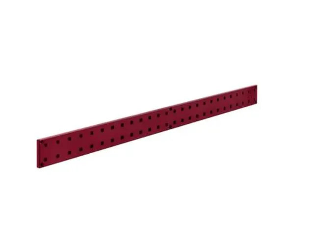 rail latéral à plaques perforées HxlxP 76 2x990x13mm acier RAL3004