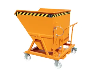Kiepbak voor spaanders,HxLxB 1275x1345x1200mm,0,7m³,draagverm. 1000kg - 1