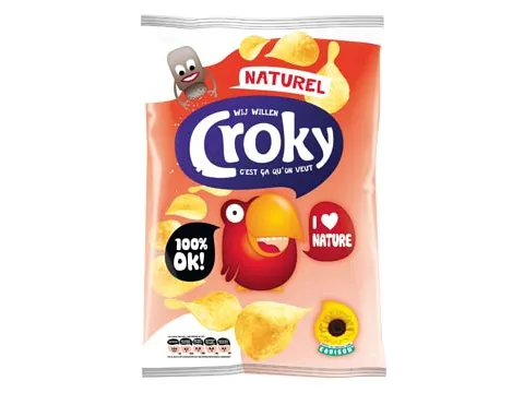 Chips Naturel Zakje Van 100 Gram