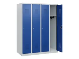 schoollocker,HxBxD 1530x1200x500mm,4vak,vak B 300mm,cil.-slot