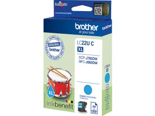 Lc-22 uc Brother Mfcj 985 dw Tinte Cyaan - 1
