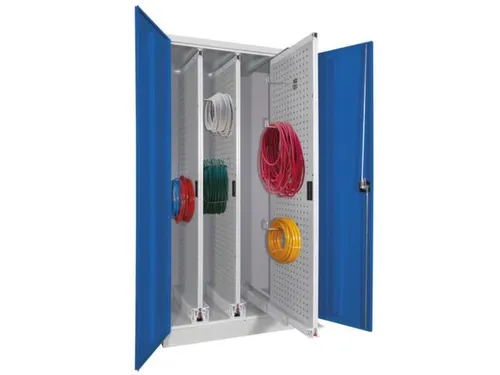 verticale kast cil.slot HxBxD 1950x1000x600mm RAL7035 front RAL7016