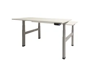 Dextro Plus Duo Zit-sta Bureau Elektrisch 140x80 Robson 25mm Zwart - 2