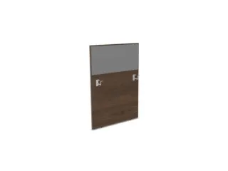 baliepaneel bureau aanbouw links 800mm NV bruin hickory BN8078-grijs - 1