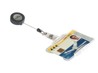 Afrolmechanisme Durable 8011 54x85mm met open pashouder - 1