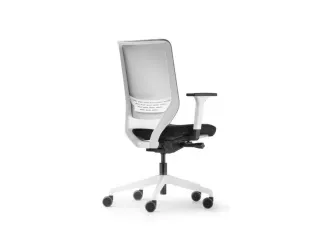 Dauphin Bureaustoel to-sync pro white hoge netrugleuning zwart - 3