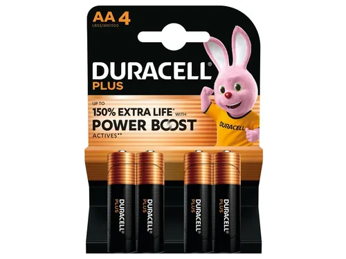 Batterij Duracell Plus Powerboost AA 4 stuks