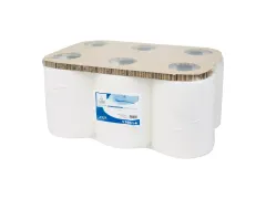 Handdoekrol Euro Motion 120214 Cellulose 2-laags Wit 6 Rol