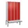 locker voor scheiding van kleding,HxBxD 2120x1200x815mm,4vak