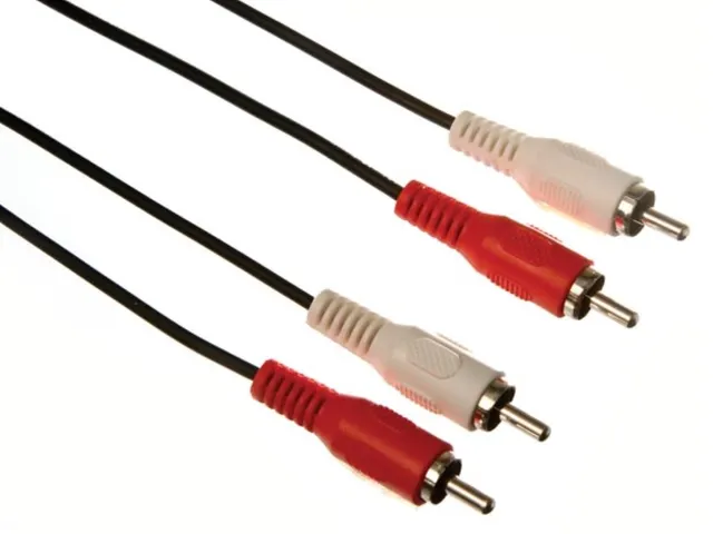 2 x RCA Audioplug Naar 2 x RCA Audioplug / Basis / 1.50m / Verguld