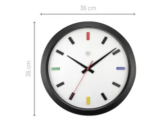 Kleurrijke wandklok - 36cm - Stille klok - Multicolor - nXt by NeXtime - 8