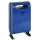 Buitenafvalbak op voet 45 liter Blauw