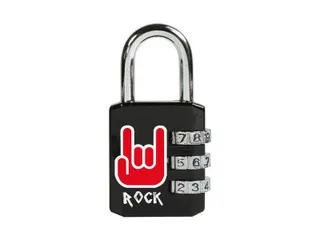 Hangslot Masterlock 3-cijfer combinatie 30mm Rock patroon - 1