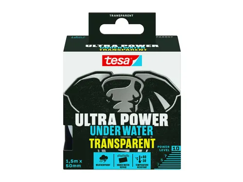 Tesa Reparatietape Onderwater transparant 50mmx1.5m
