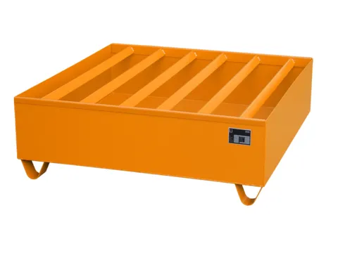 Opvangbak 4x200l Opvangvol.410l 410x 1200x 1200mm Profielrooster