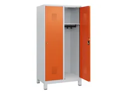 schoollocker,HxBxD 1630x800x500mm,2vak,vak B 400mm,cil.-slot,voeten