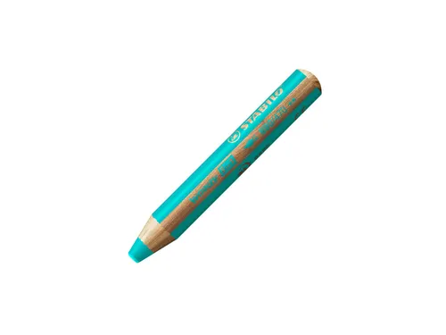 Kleurpotloden STABILO 880 woody 3 in 1 multitalent turquois