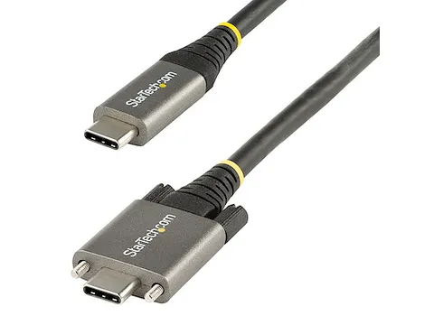 1 Meter Vergrendelbare USB-C Kabel met Zijschroef