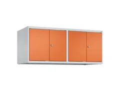 opzetkast,v. locker,4vak.,vak B 300mm,HxBxD 500x1200x500mm,vleugeldeur