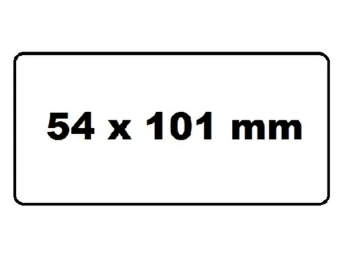 Labeletiket Quantore 99014 54x101mm adres wit