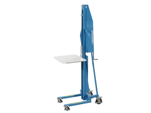 lifter,draagverm. 100kg,platform LxB 470x600mm,zwenkwielen PU