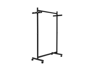 Garderoberek MAUL Samba mobiel 115X172X51cm 40kg, 10 haken zwart RAL90 - 3