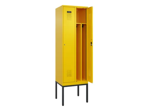 locker voor scheiding van kleding,HxBxD 2120x600x500mm,2vak