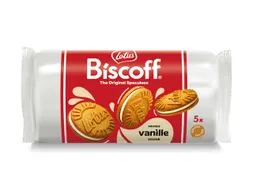 Koekjes Lotus Biscoff speculoos sandwich vanille 5 stuks