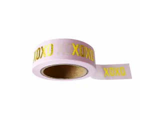 Tape Washi Roze Xoxo roze 15mmx10m - 2